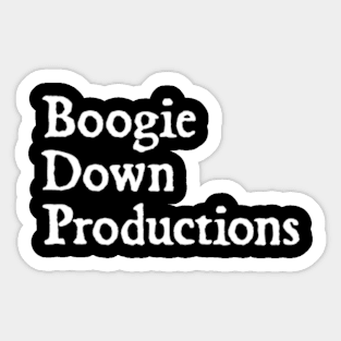 Boogie Down Productions - Classic 80s Hip Hop Sticker